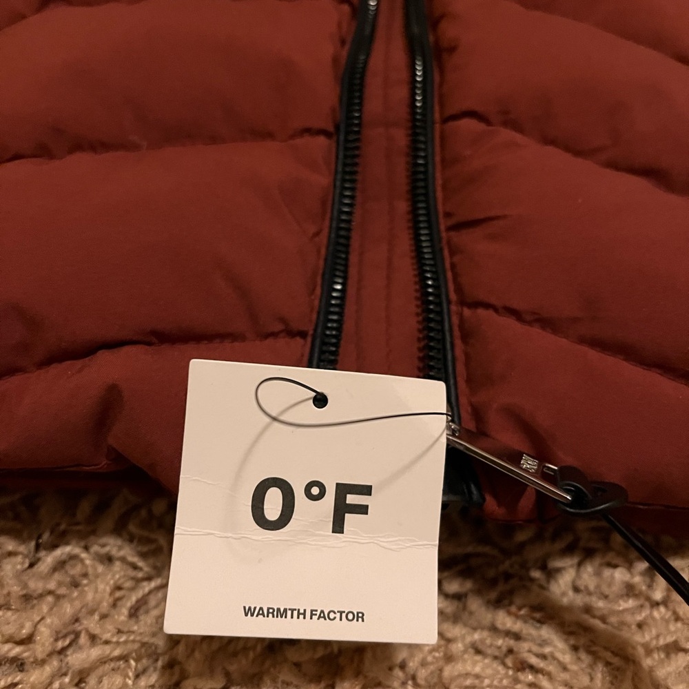 Rust DKNY 0°F Winter Jacket - Lg - Picture 4 of 5